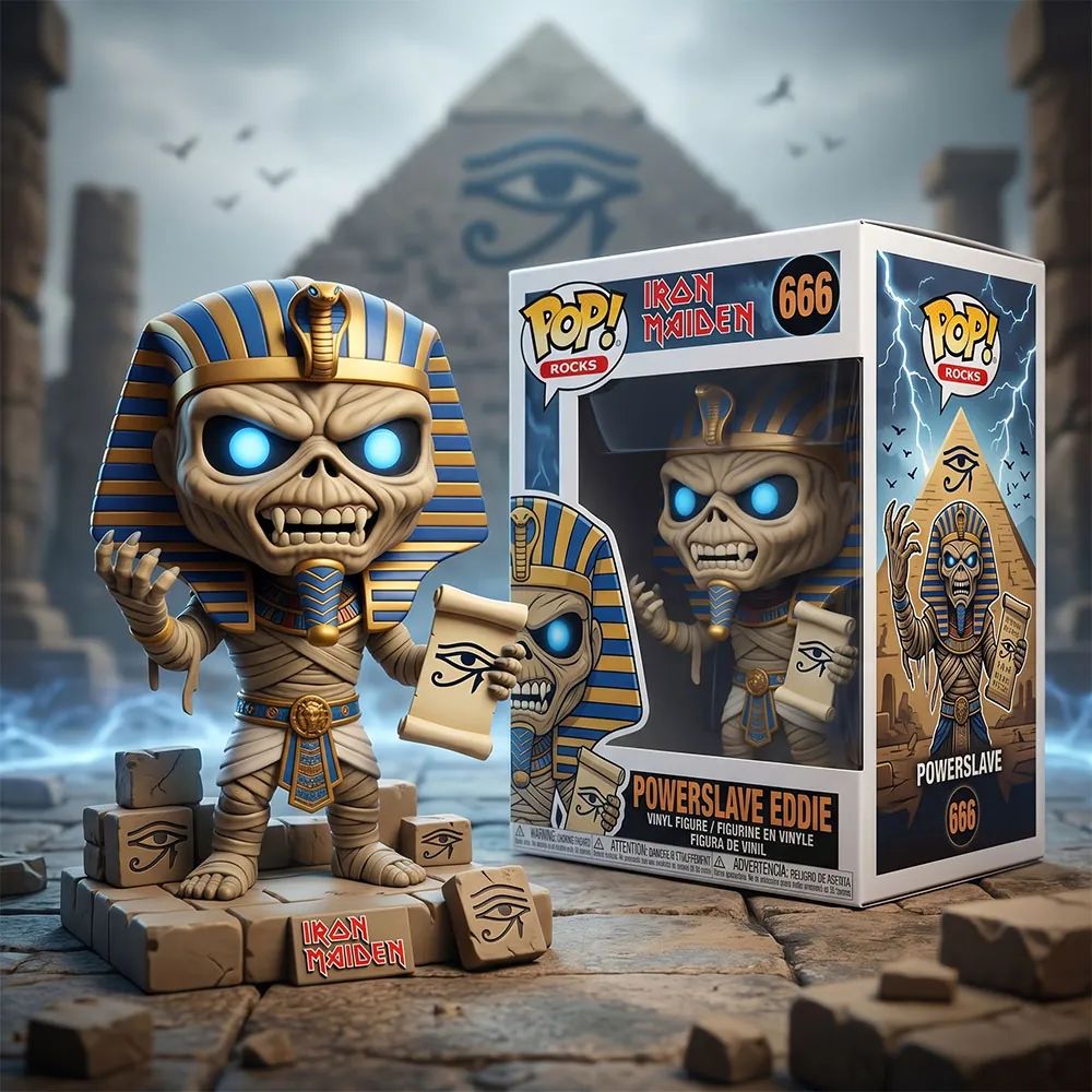 Iron Maiden Powerslave Eddie Mummy Funko Pop Vinyl Figure