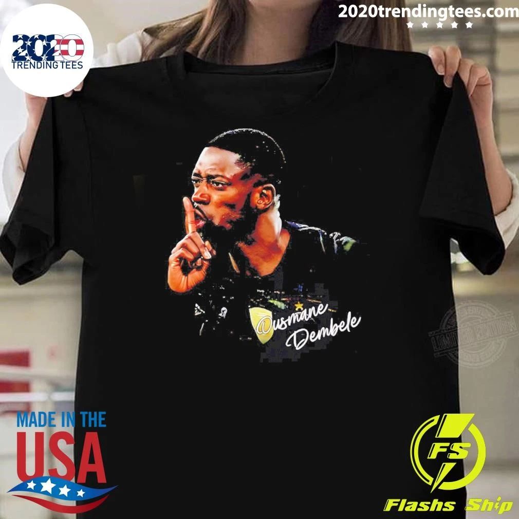 Psg Ousmane Dembele Shhh Graphic Shirt
