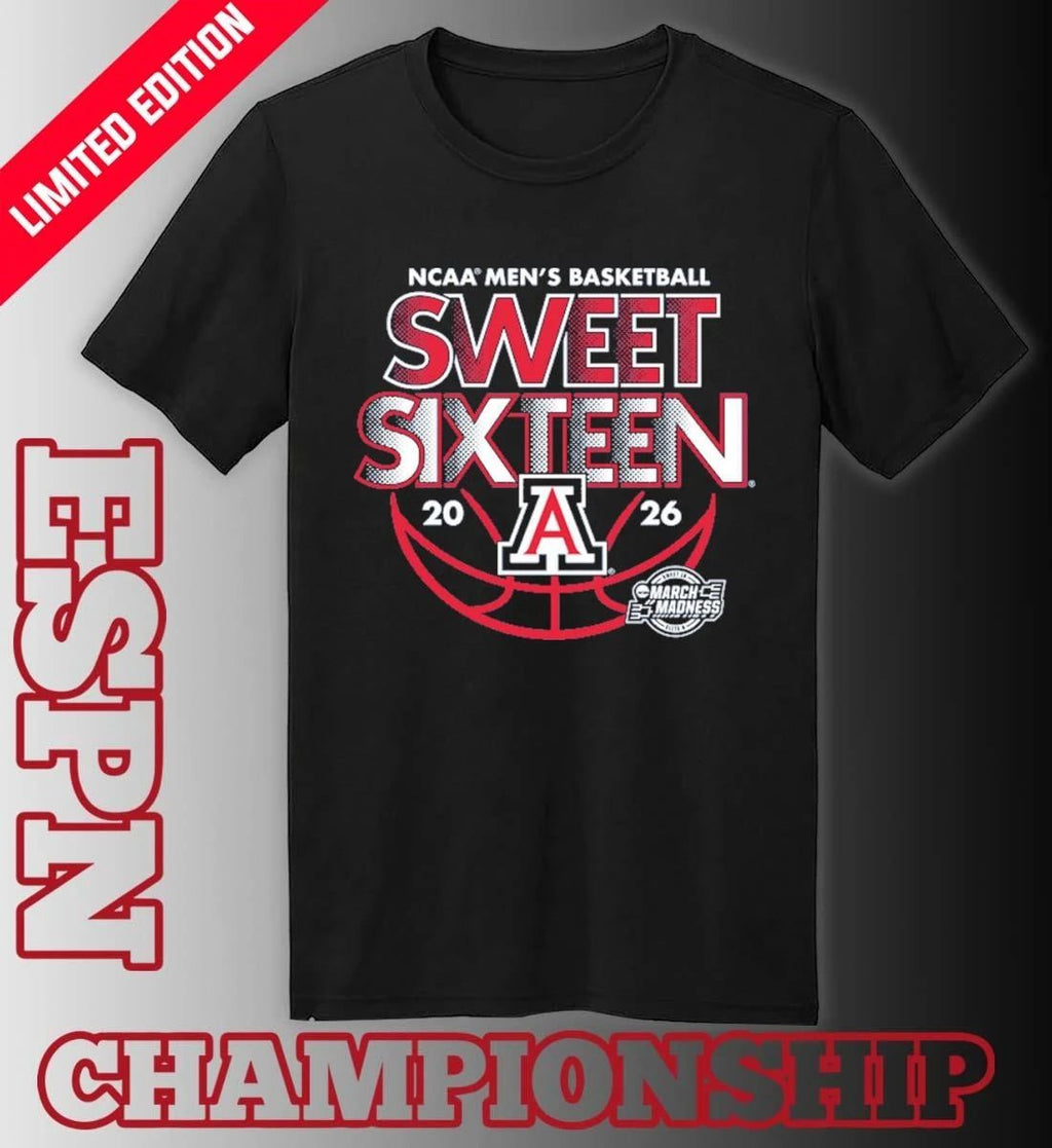 Sweet Sixteen 2026 Arizona Men’s Basketball Shirt