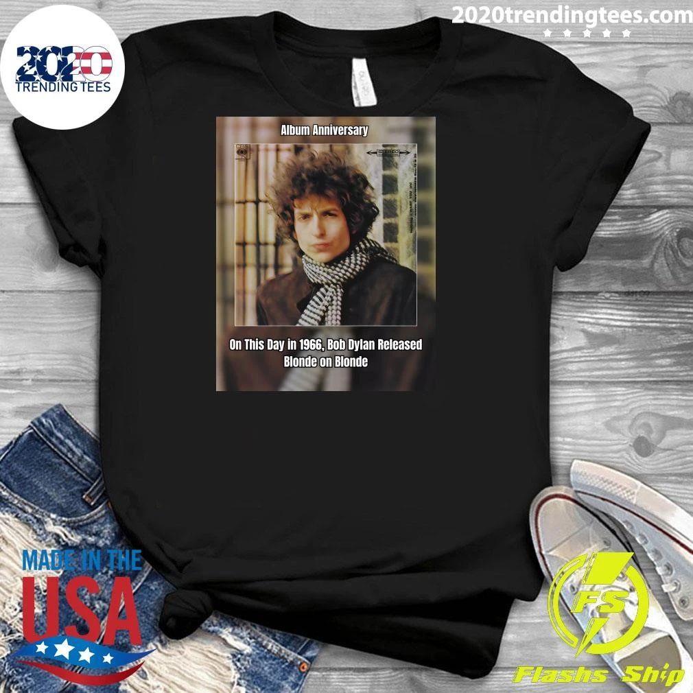 On This Day in 1966, Bob Dylan Released Blonde on Blonde Shirt