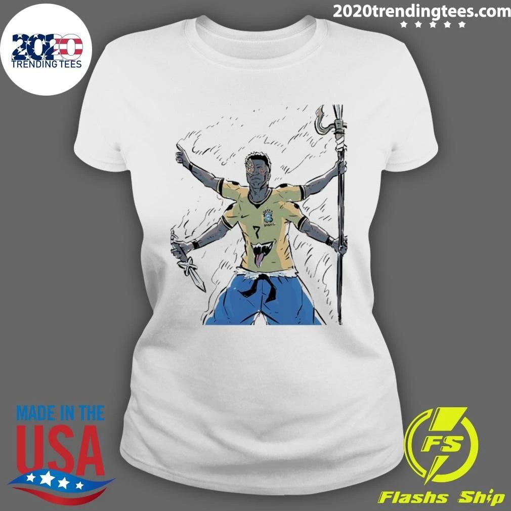 Vini Jr. Brazil Ryomen Sukuna Shirt