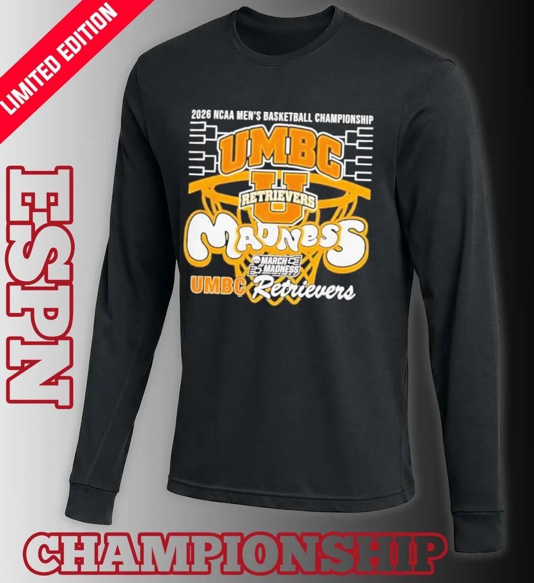 UMBC Retrievers March Madness Bound NCAA Men’s Basketball Championship Shirt
