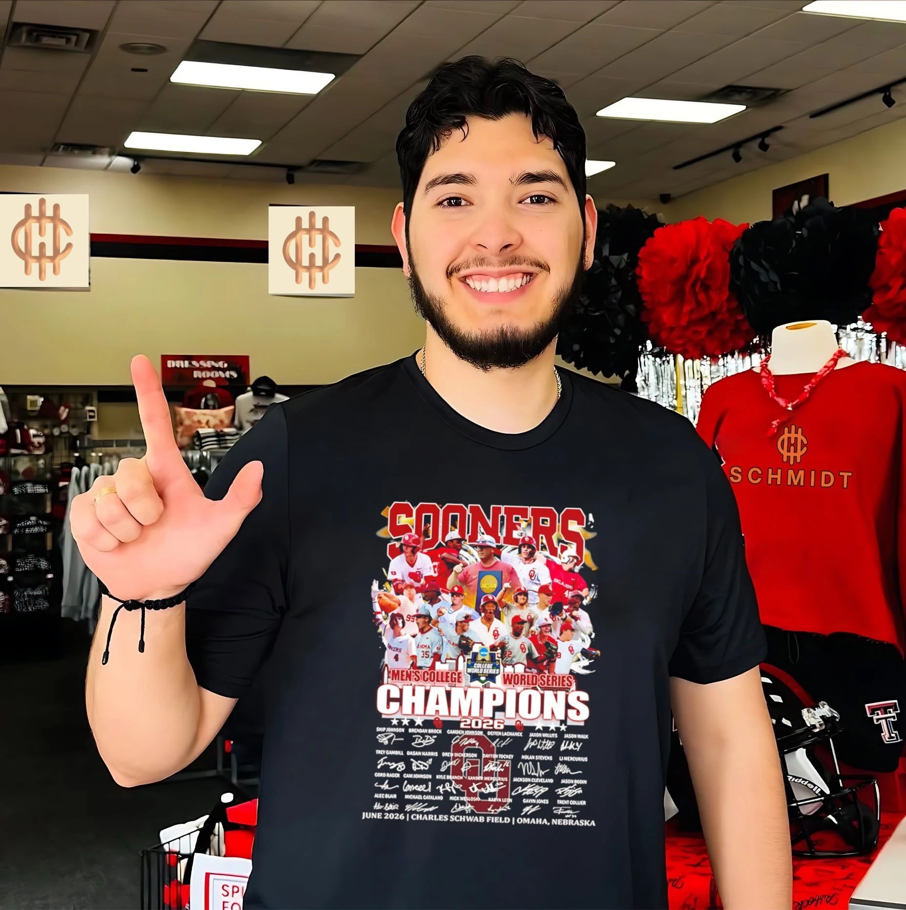 Oklahoma Sooners 2026 Men’s College World Series National Champions shirt