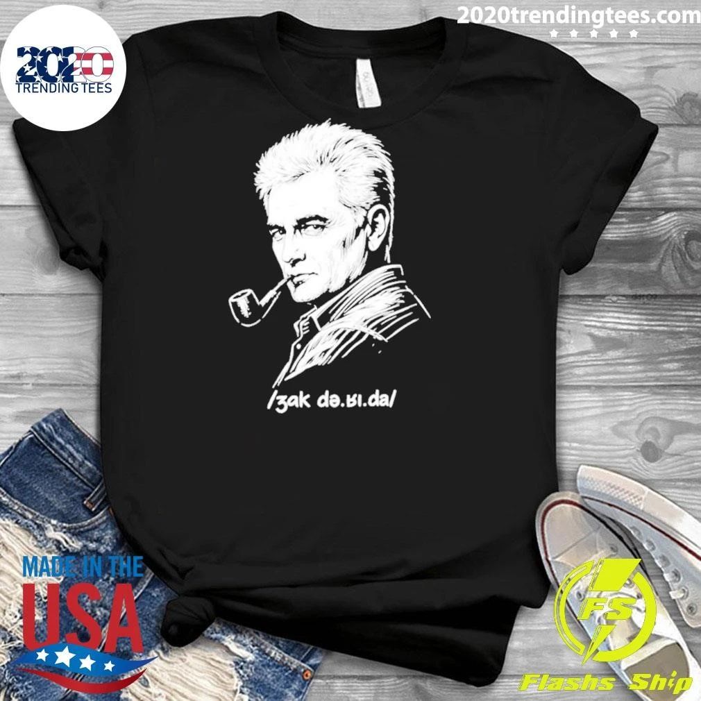 Jacques Derrida Zak Dǝbıda Philosophy Shirt