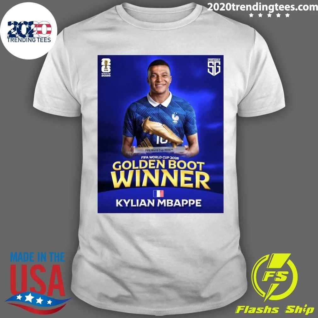 Kylian Mbappe Has Become The First Player To Win The World Cup Golden Boot Twice Shirt