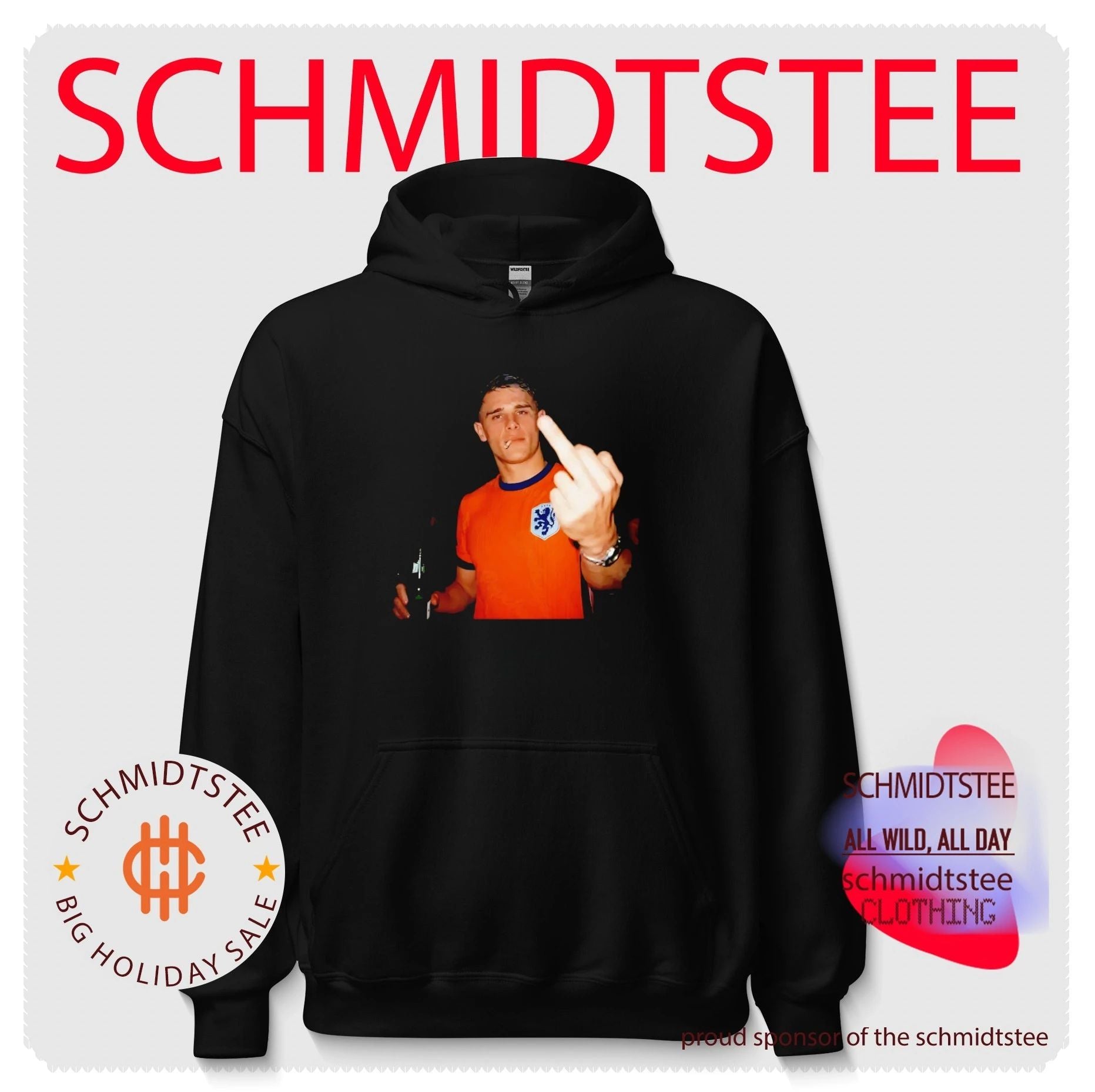 Xavi Simons Netherlands National Football Team middle finger shirt