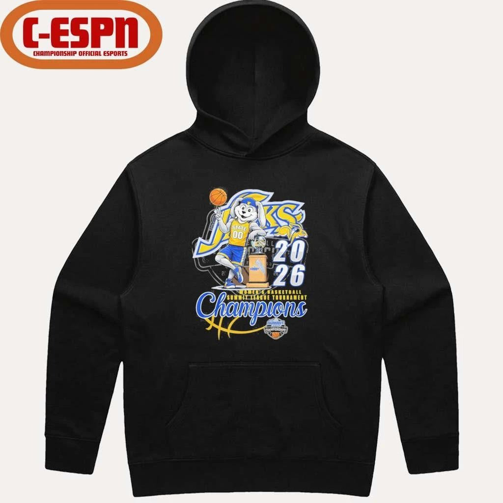 South Dakota State Jackrabbits Mascot 2026 Summit League Women’s Basketball Conference Champions Shirt