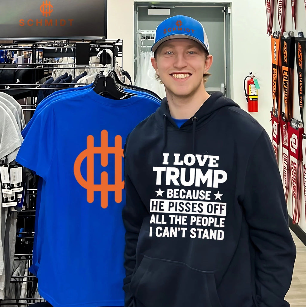 I love Trump because he pisses off all the people I can’t stand shirt