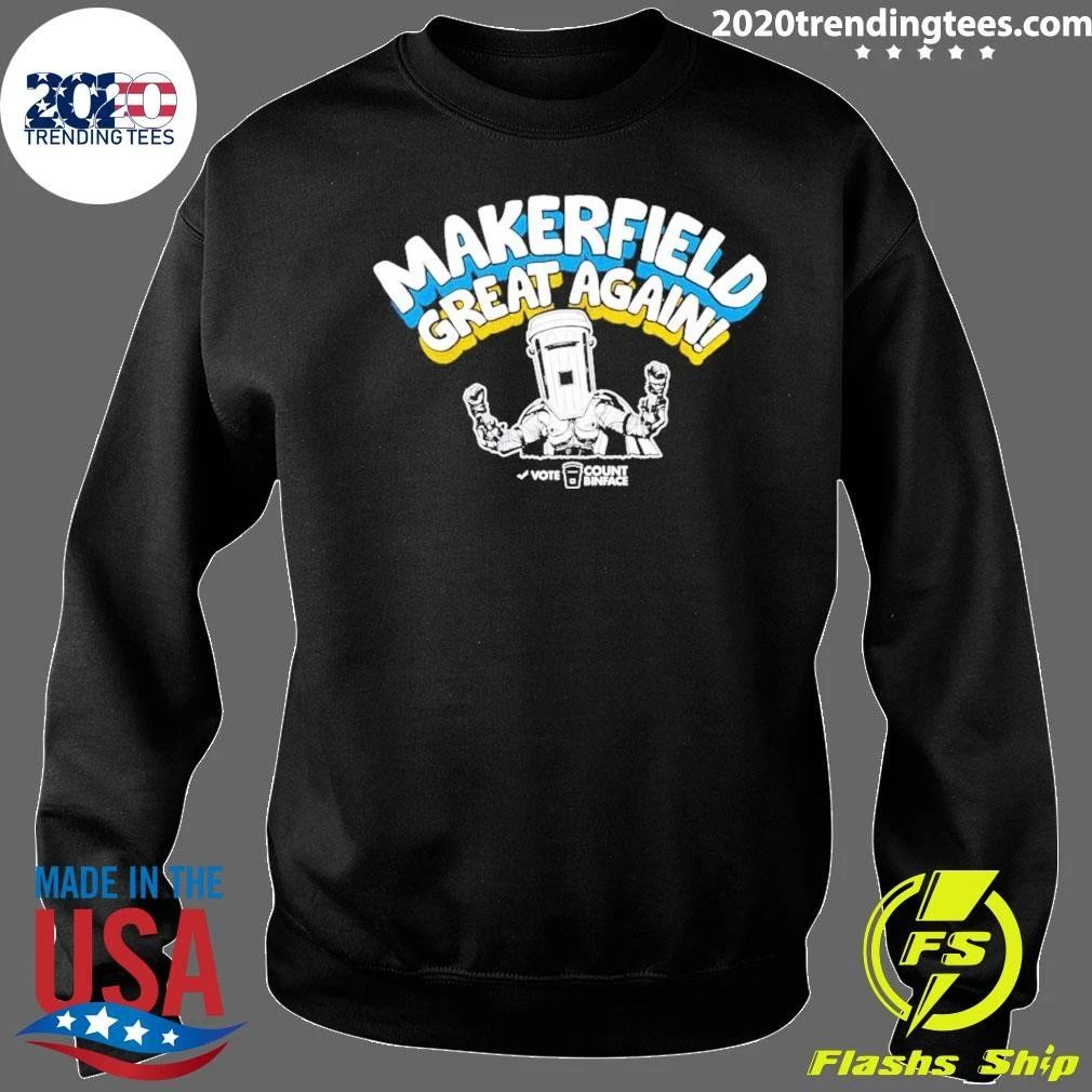 Binface Clacton Makerfield Great Again 2026 political shirt