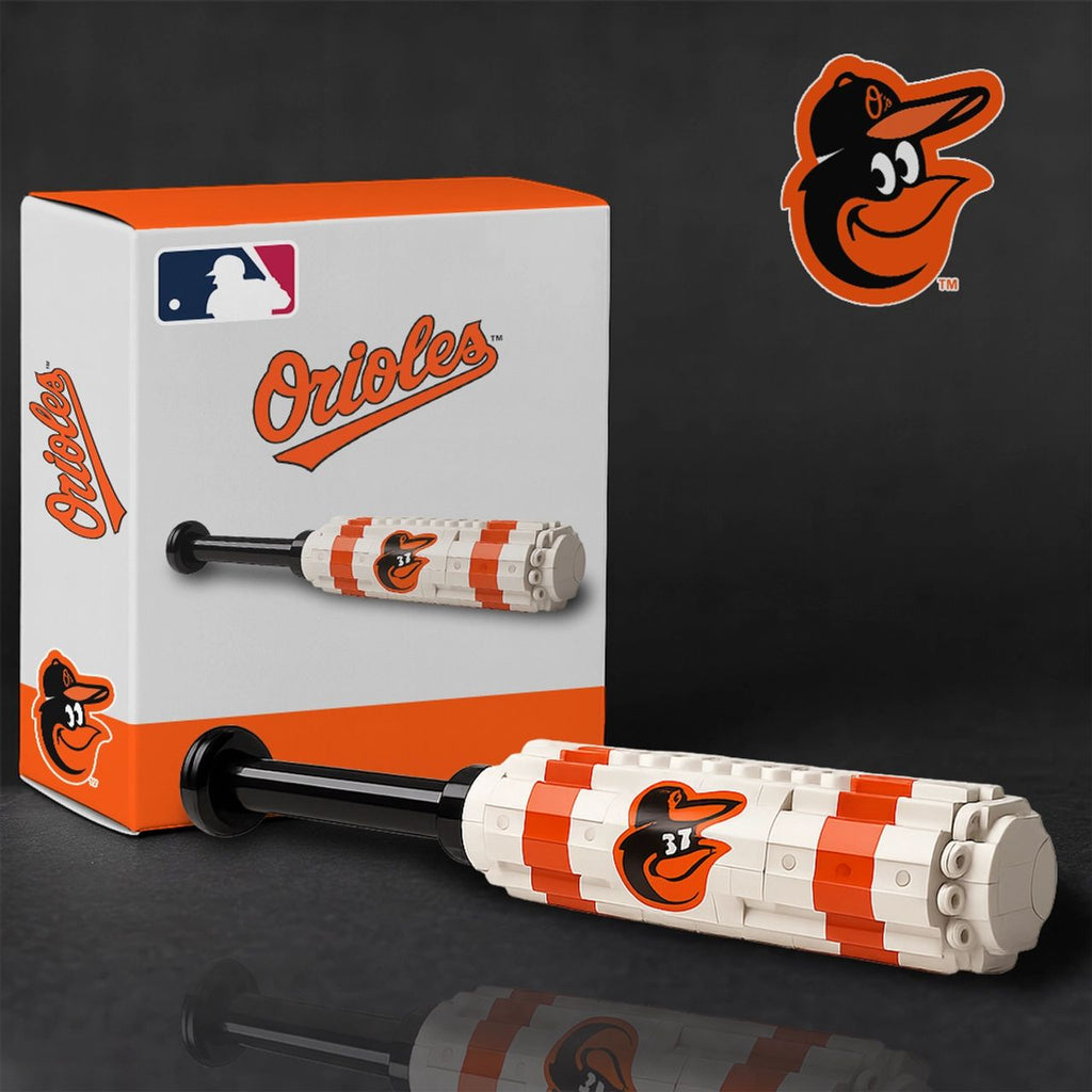 Baltimore Orioles Baseball Bat Building Blocks Set