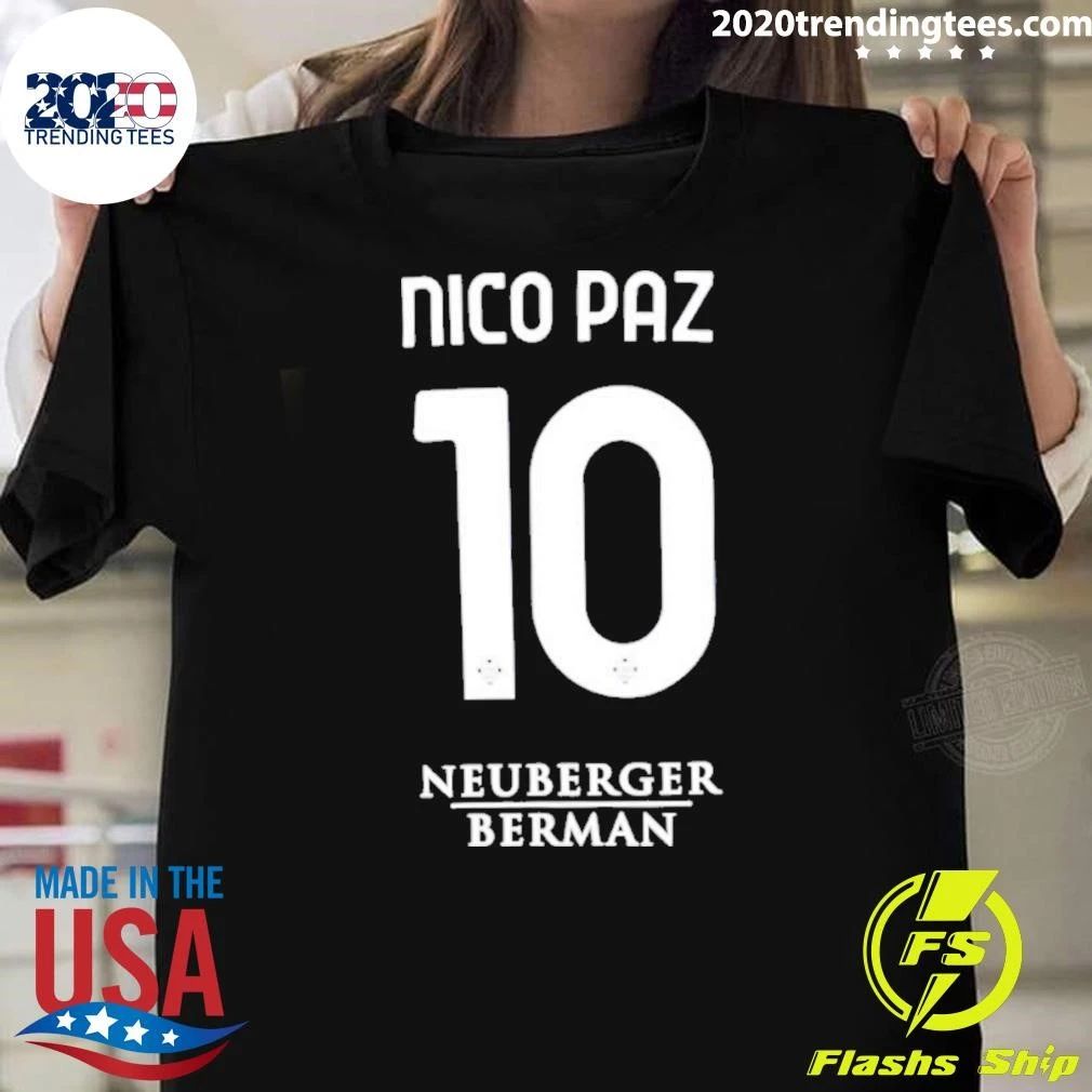 Nico Paz 10 Neuberger Berman Shirt