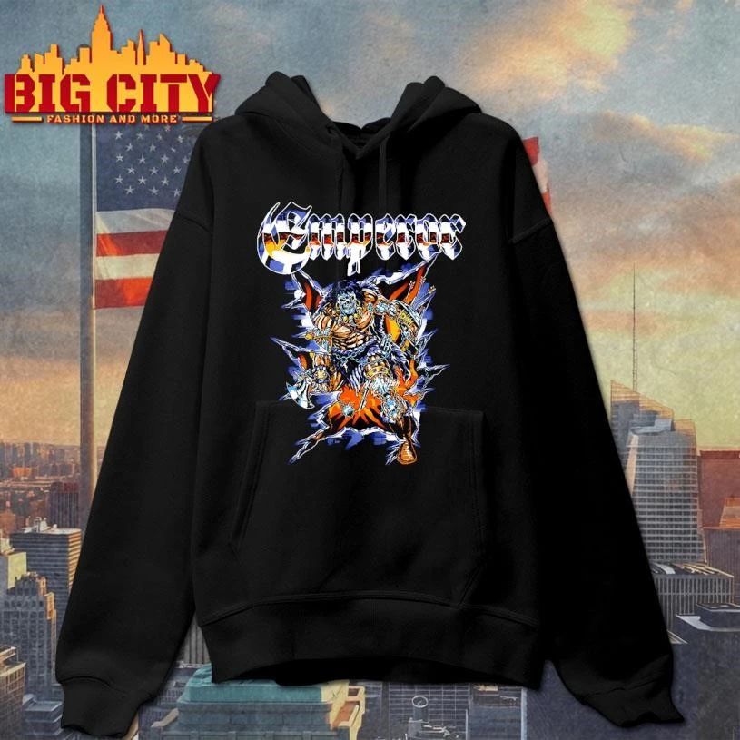 Emperor Heavy Metal Skeleton Warrior Axe Battle Shirt