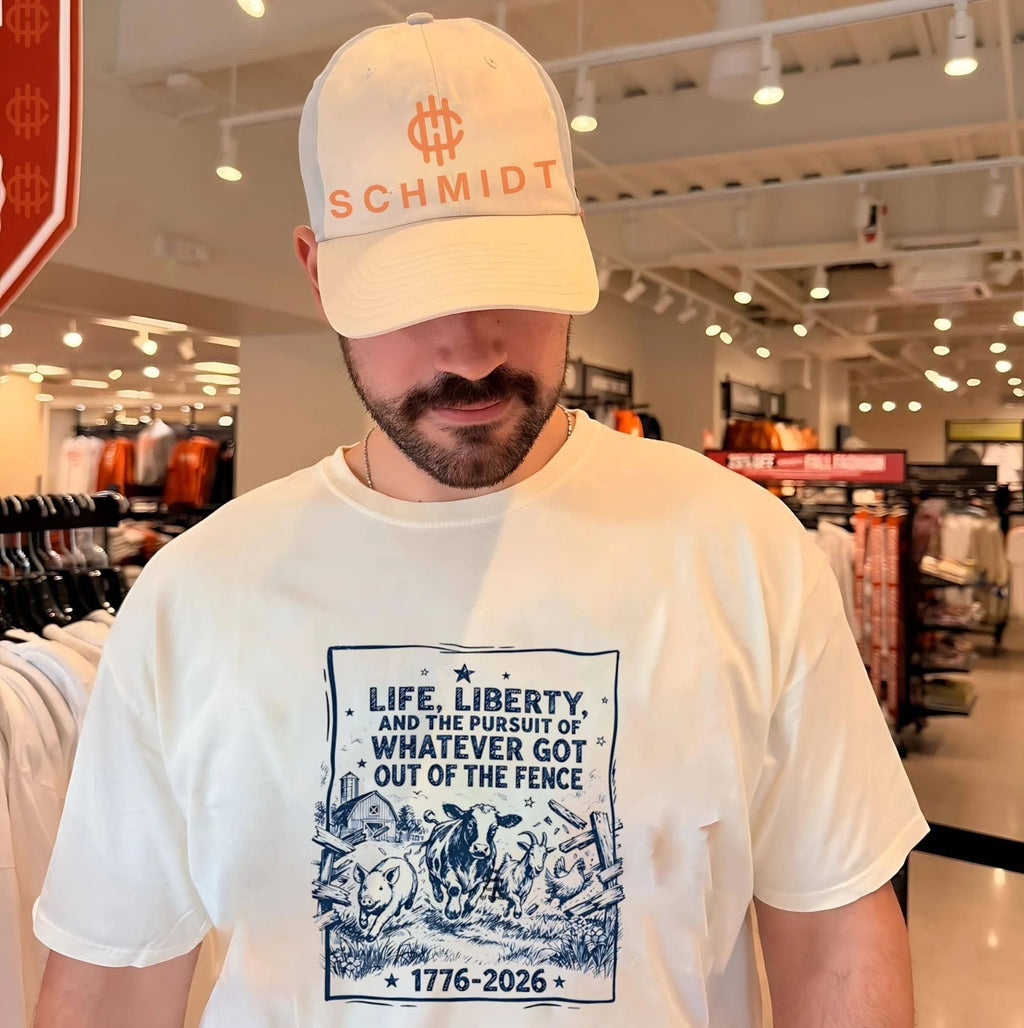 Life liberty and the pursuit of whatever got out of the fence 1776-2026 vintage shirt