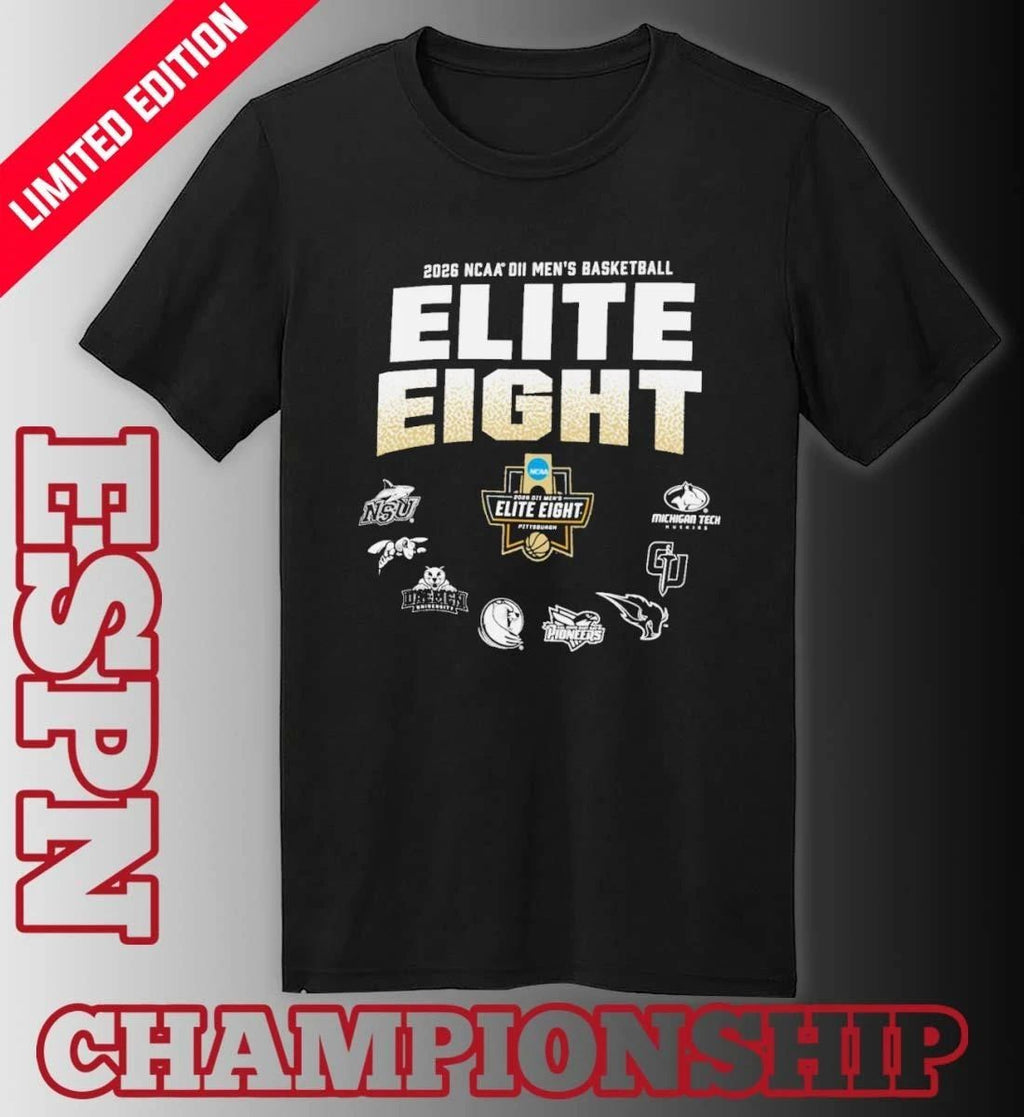 Elite 8 2026 NCAA Division II Men’s Basketball Championship T-Shirt