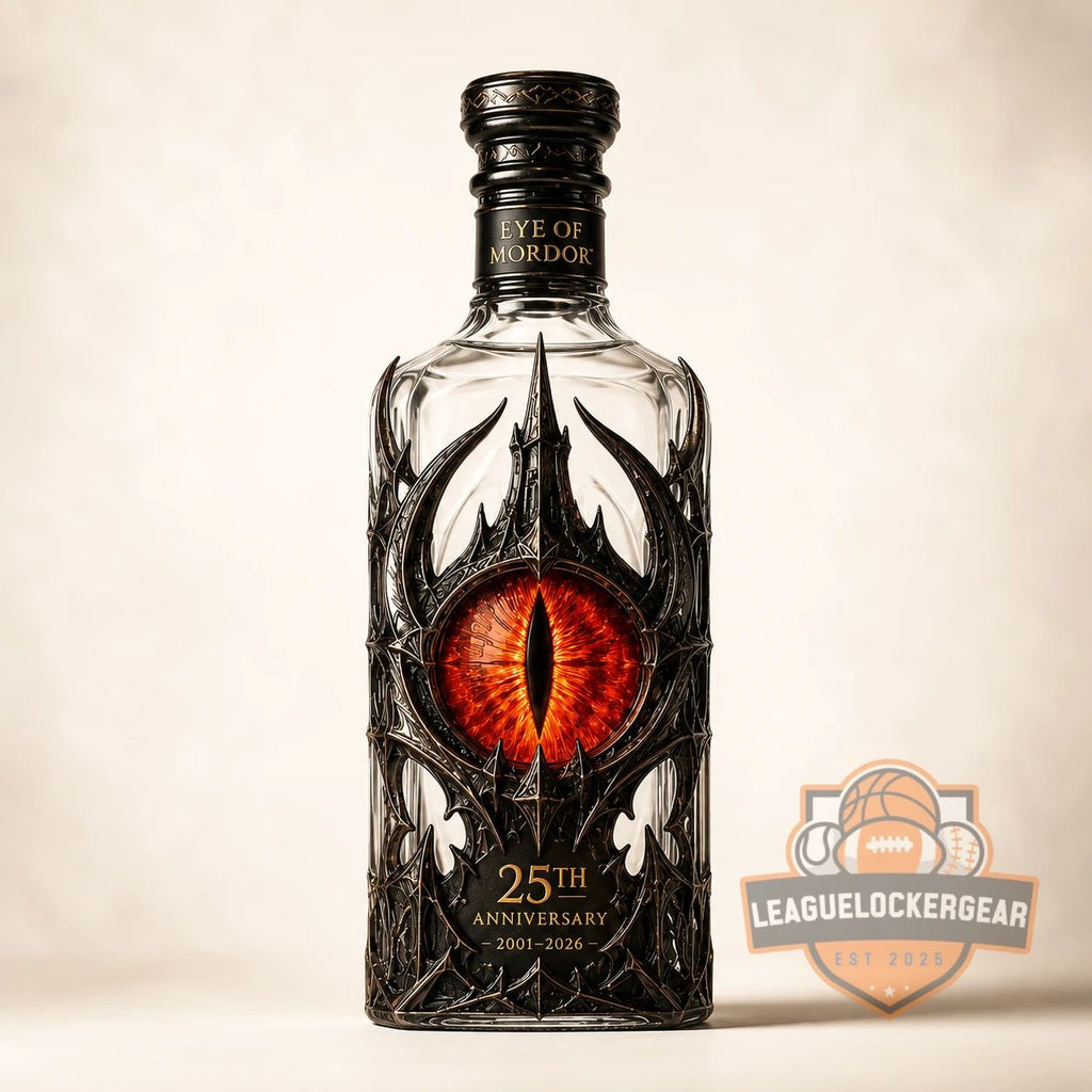 Eye of Mordor 25th Anniversary Whiskey Bottle