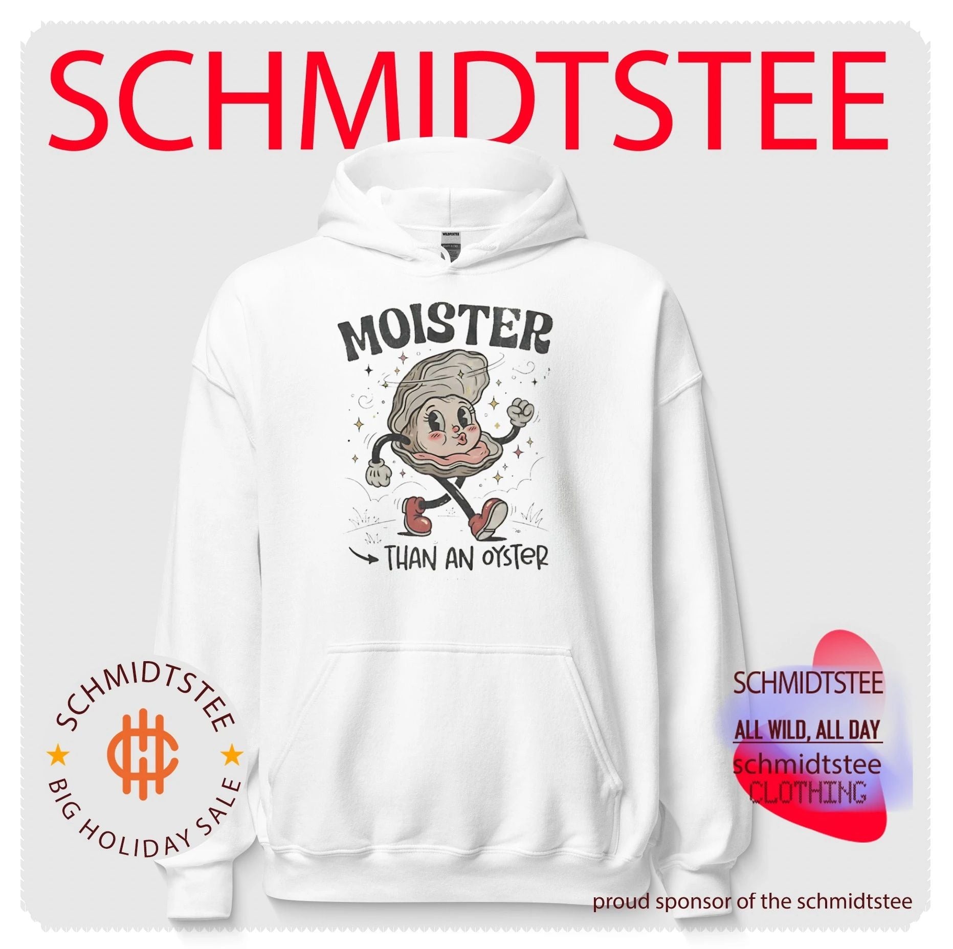 Moister Than an Oyster funny food humor shirt