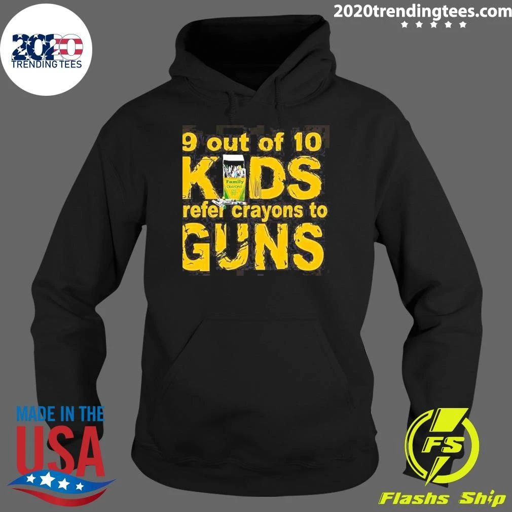 9 Out Of 10 Kids Prefer Crayons To Guns Pearl Jam Full Sleeves Shirt