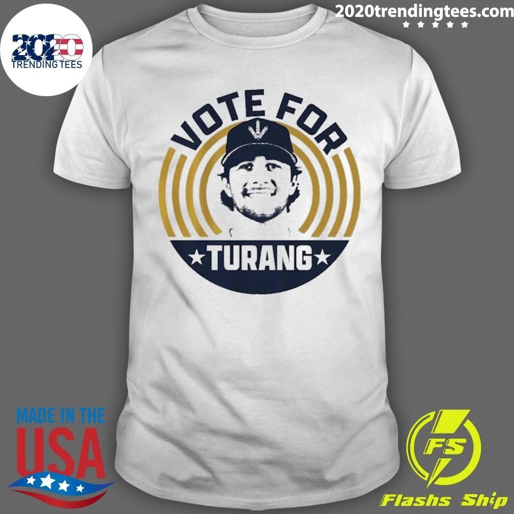 Vote For Brice Turang Milwaukee Brewers Baseball Shirt