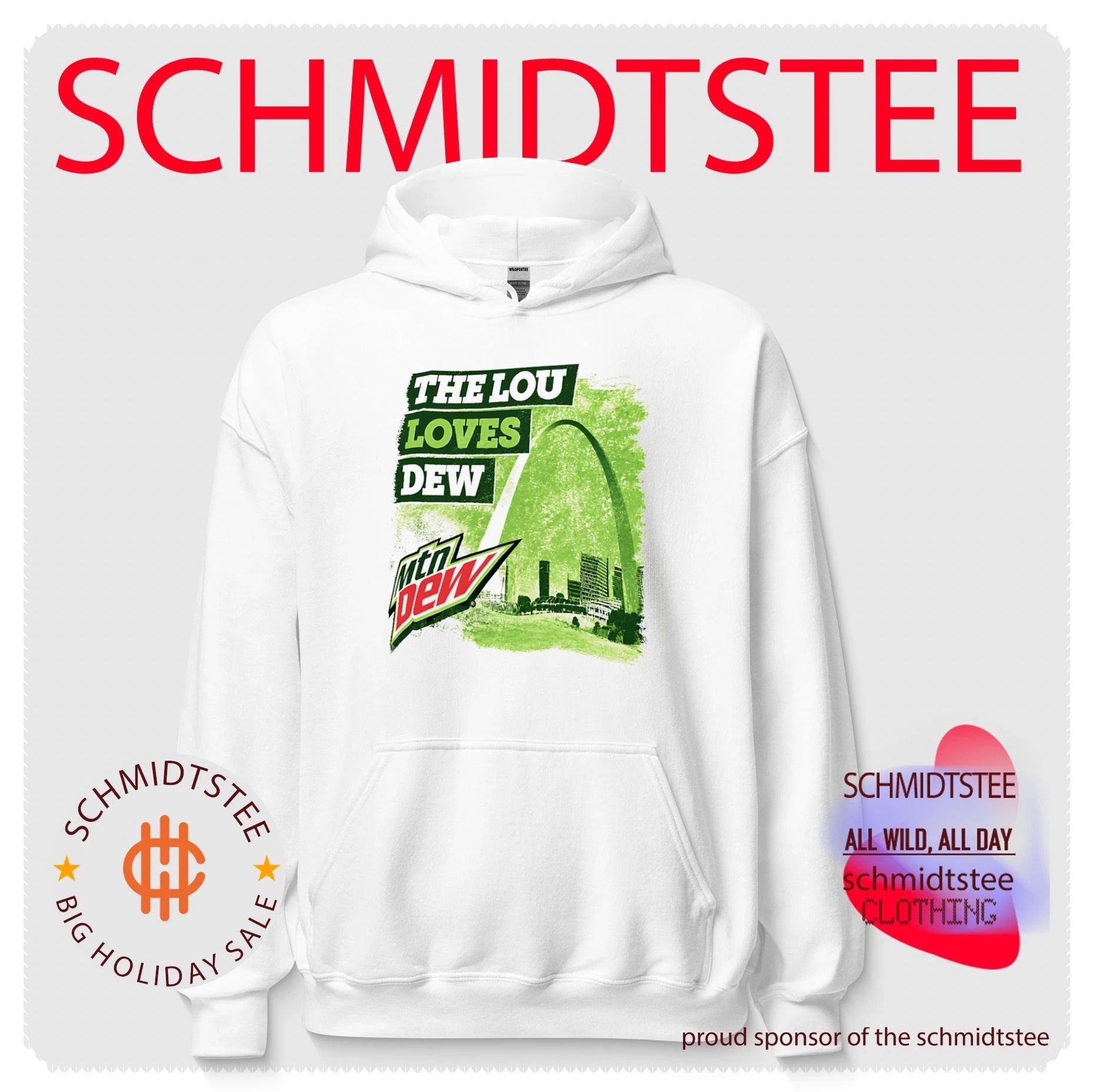 The Lou Loves Mtn Dew St Louis Gateway Arch shirt