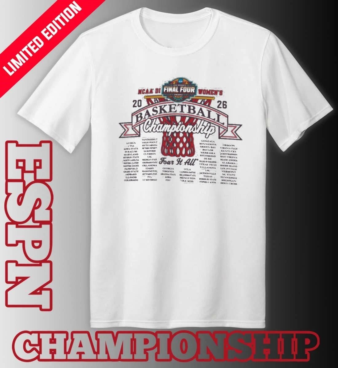 First Four 2026 NCAA DI Women’s Basketball Championship shirt