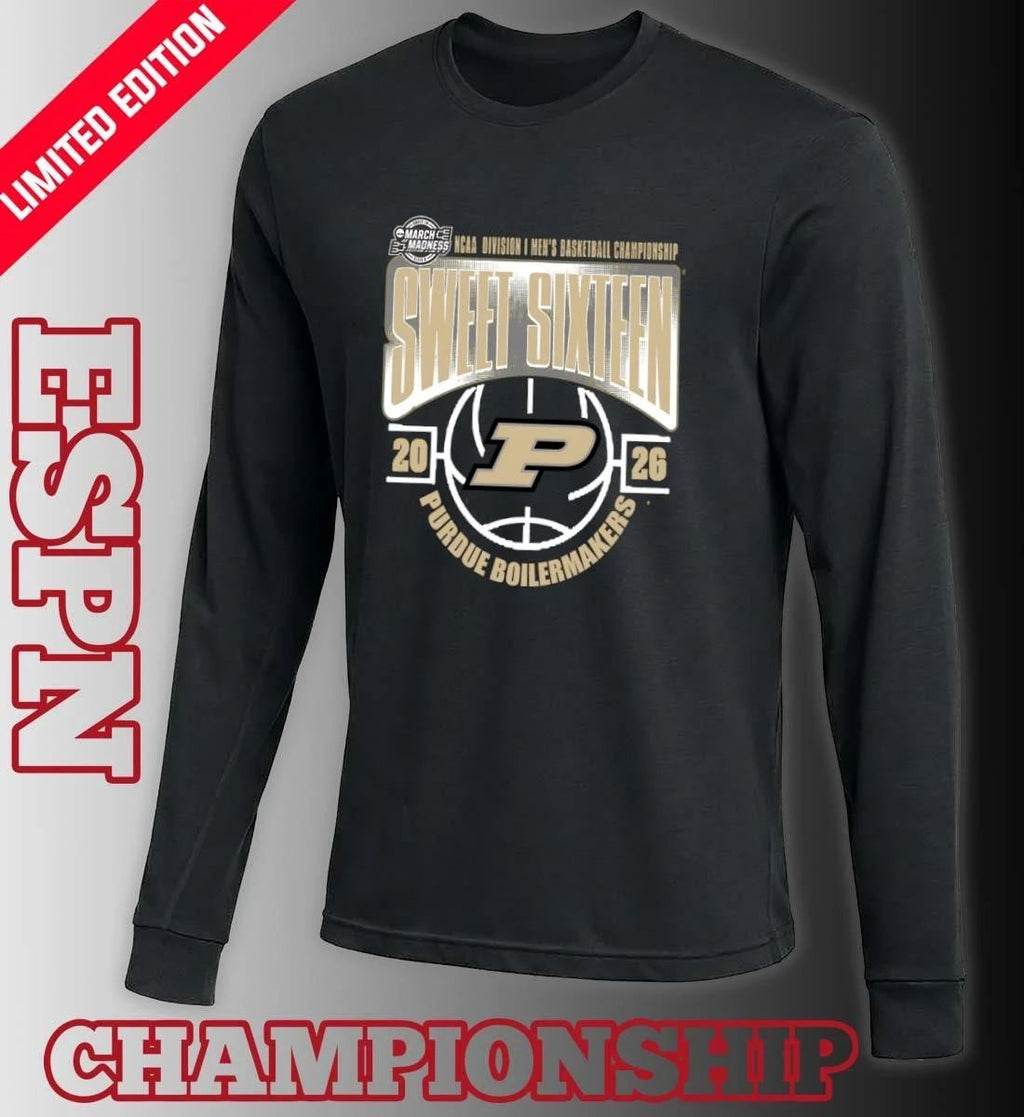 Purdue Boilermakers Sweet 16 NCAA DI Men’s Basketball Tournament March Madness 2026 T-Shirt