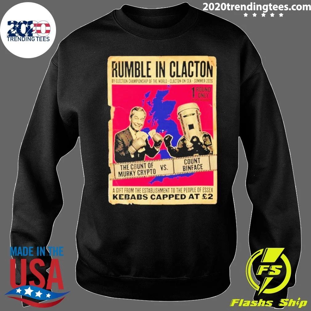 Count Binface Vs Farage Rumble In Clacton Boxing Poster Shirt