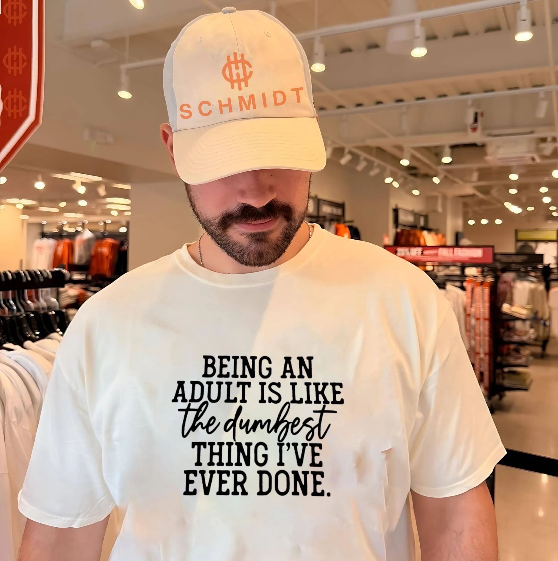 Being an adult is like the dumbest thing I’ve ever done shirt