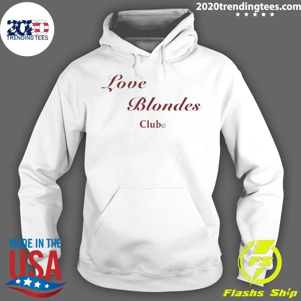 Love Blondes Club Beverie Blonde Shirt