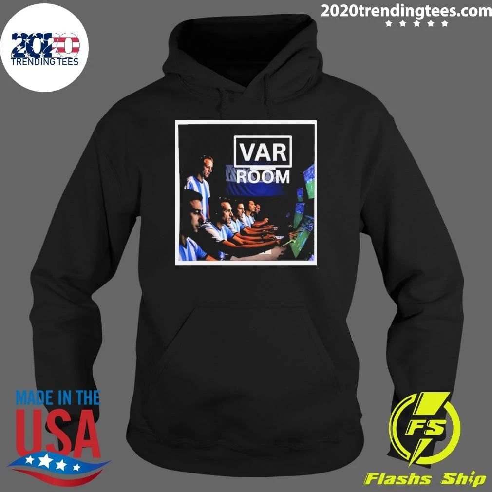 Var Room Argentina Soccer Football Referee Shirt