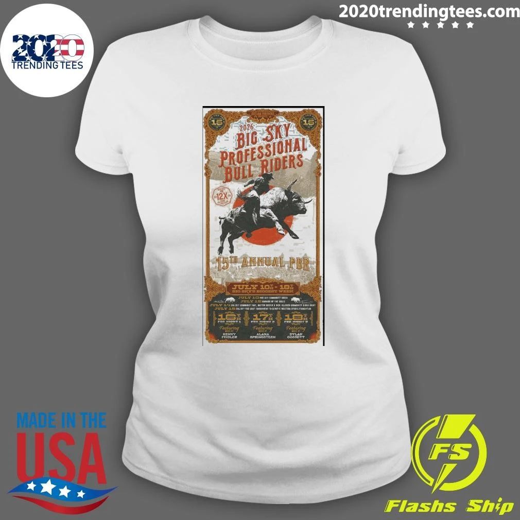 Big Sky Professional Bull Rider 2026 Shirt