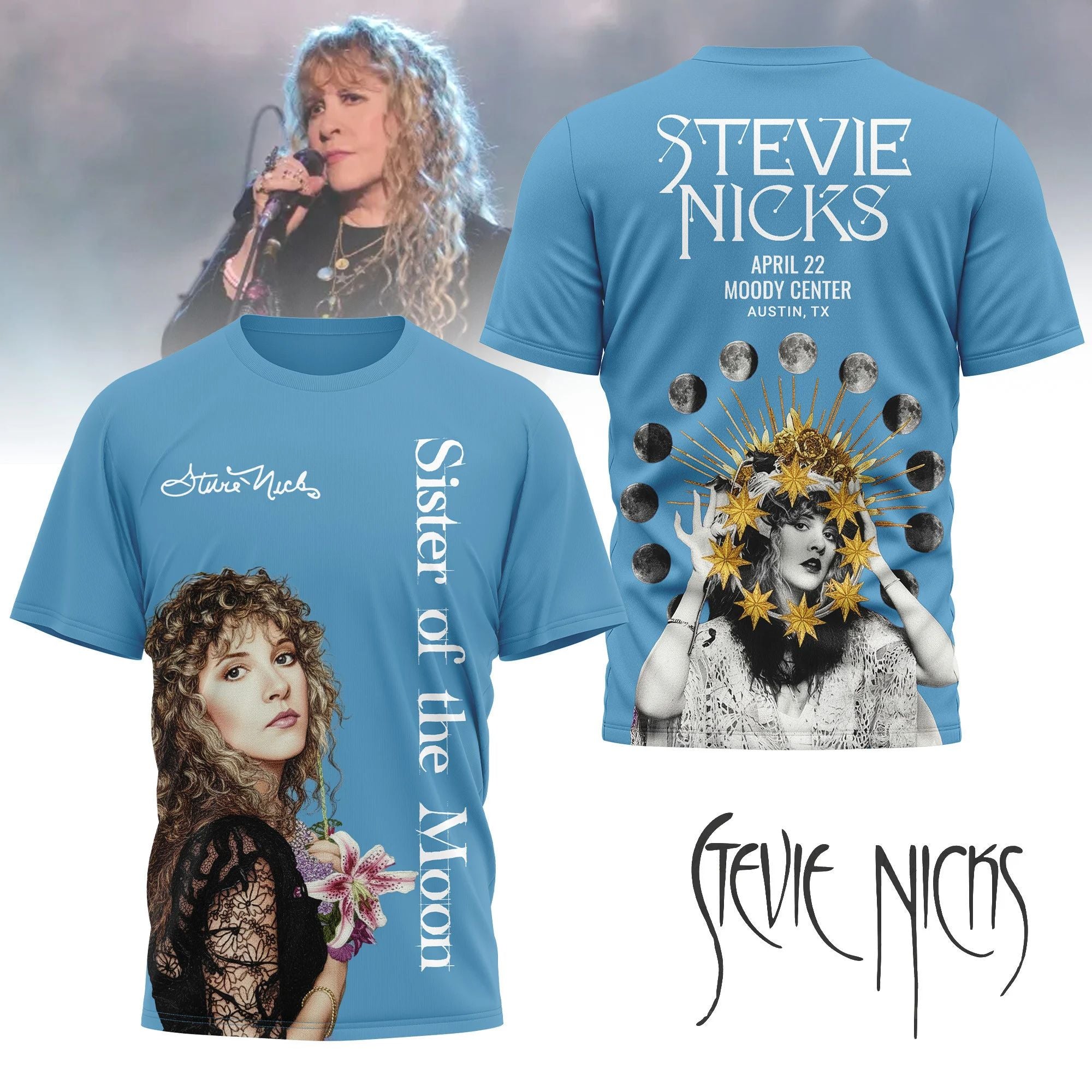 Stevie Nicks Sister of the Moon Moody Center Austin TX T-Shirt