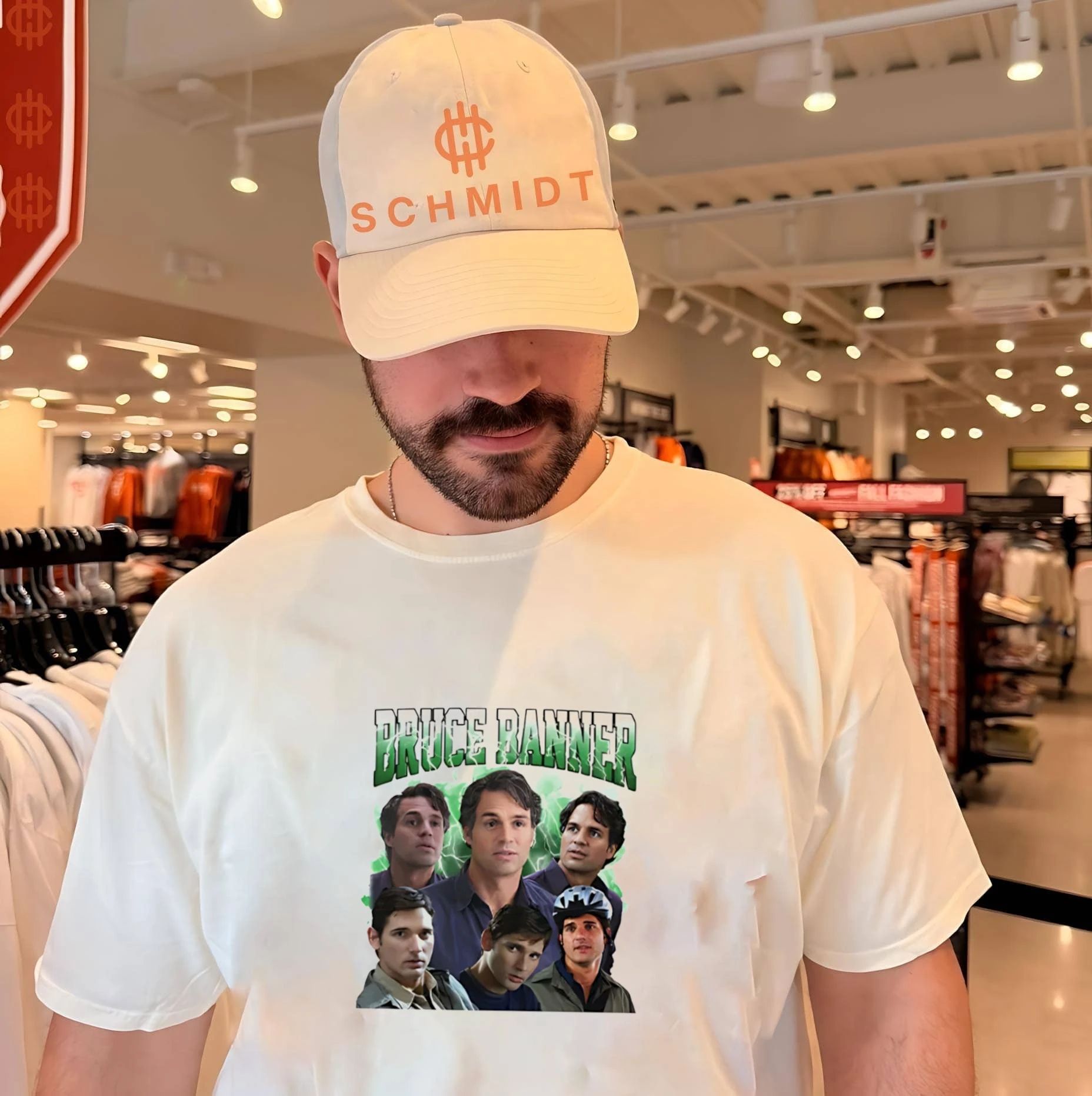 Bruce Banner picture collage shirt