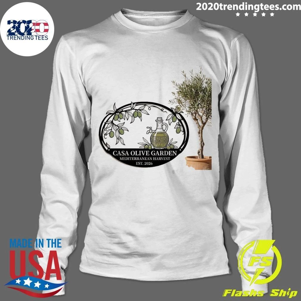 Casa Olive Garden Mediterranean Harvest Est. 2026 Shirt