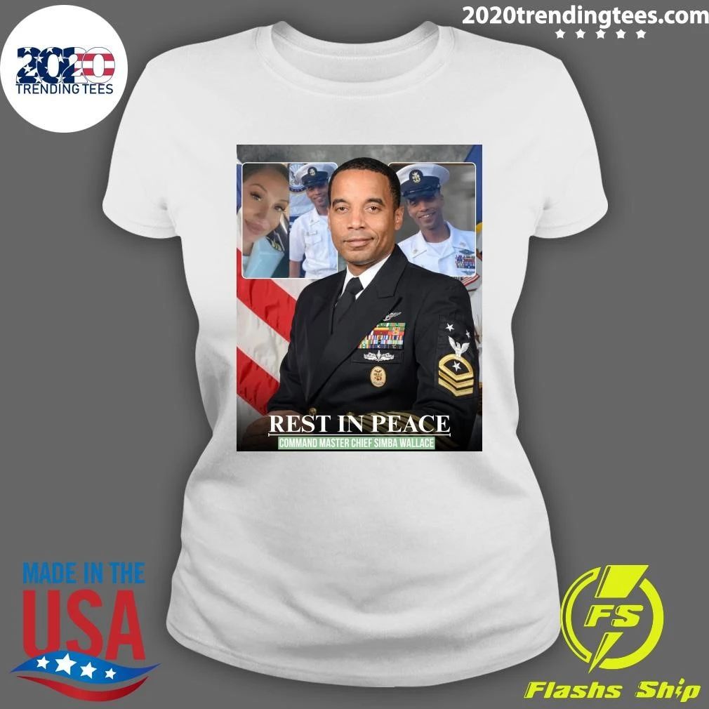 Rest In Peace Command Master Chief Simba Wallace Shirt