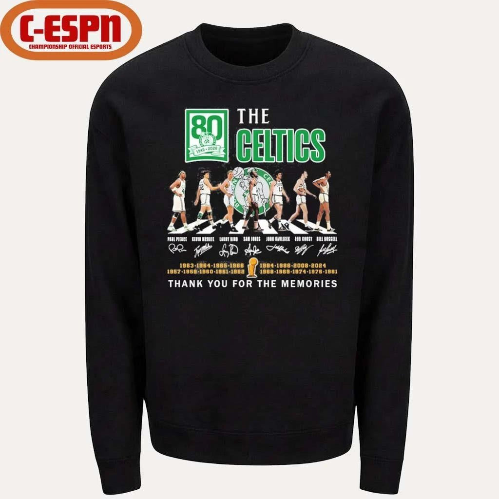 The Boston Celtics Greatness Abbey Road Legends Shirt