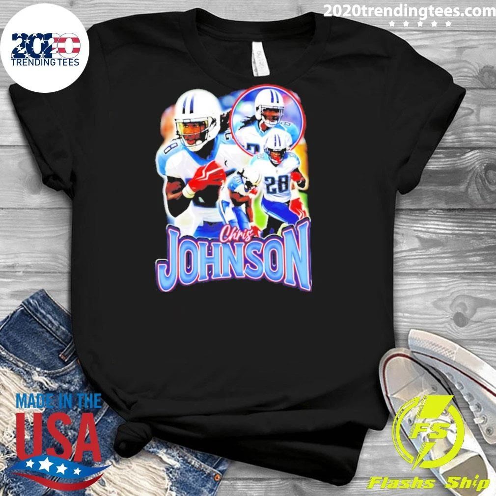 Chris Johnson Tennessee Titans 90s Bootleg Shirt