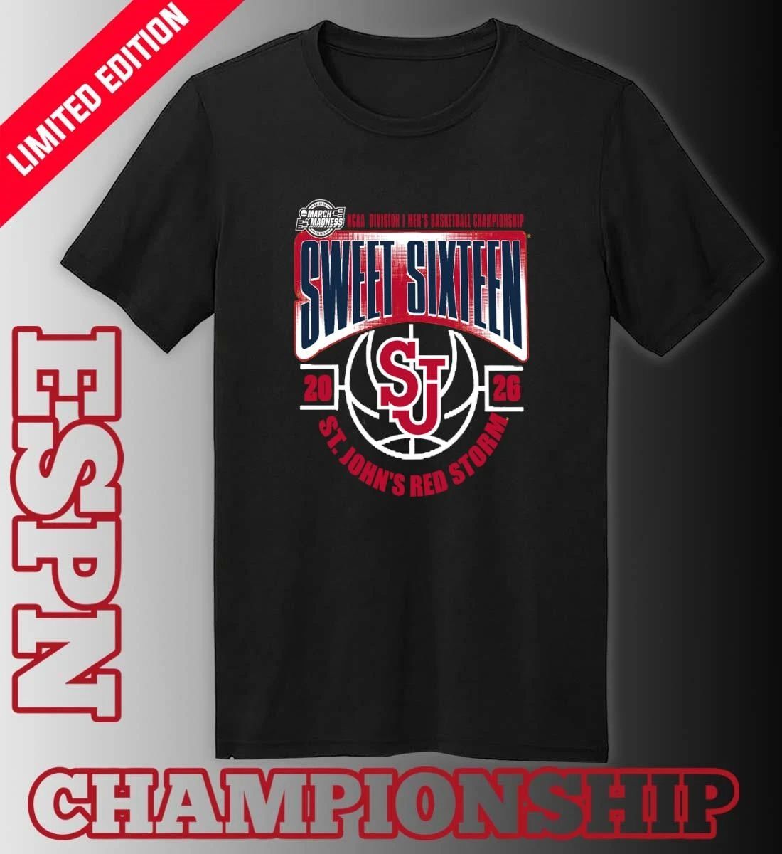 St. John’s Red Storm Sweet 16 NCAA DI Men’s Basketball Tournament March Madness 2026 T-Shirt