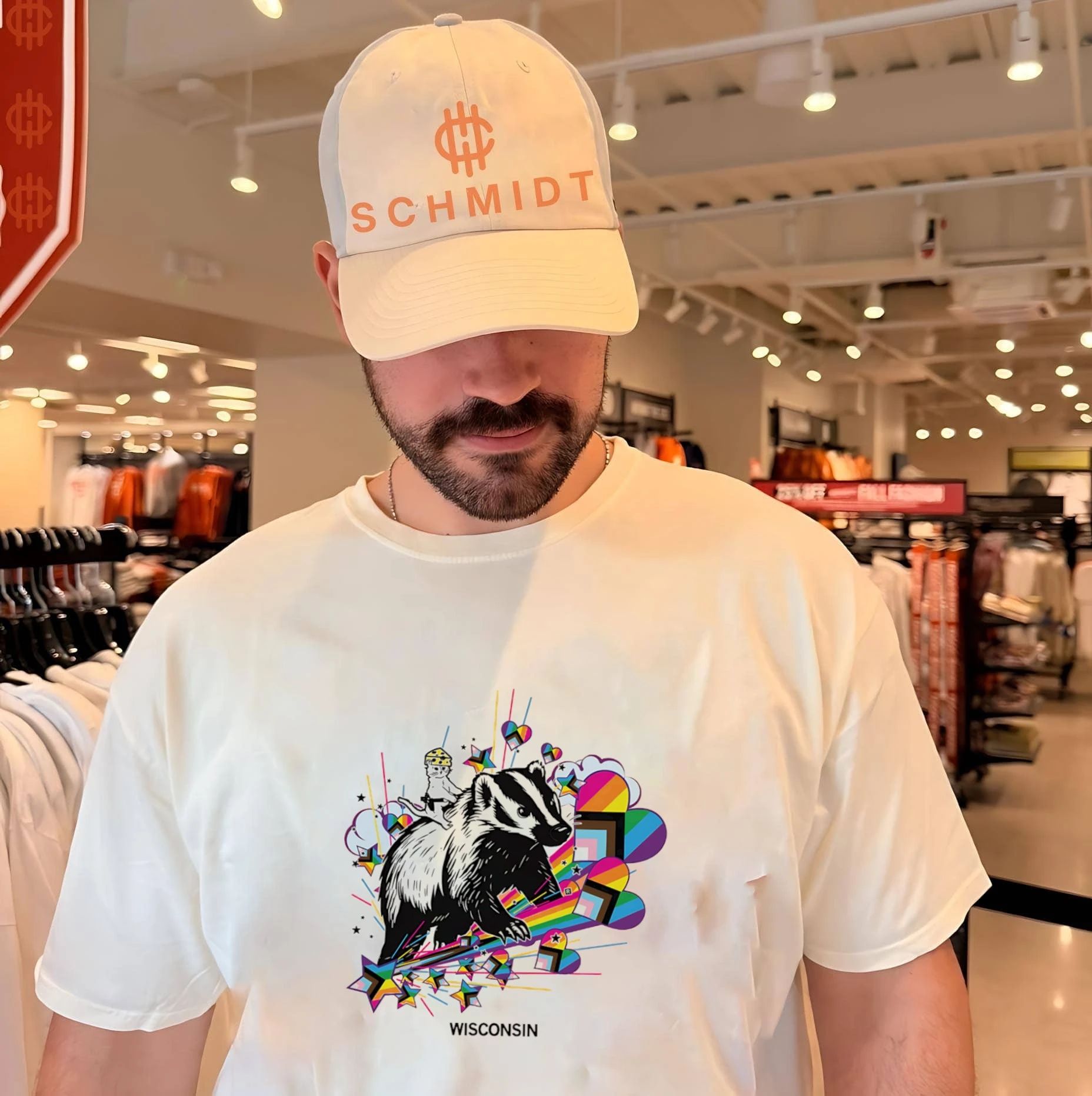 Badger Wisconsin has Pride shirt