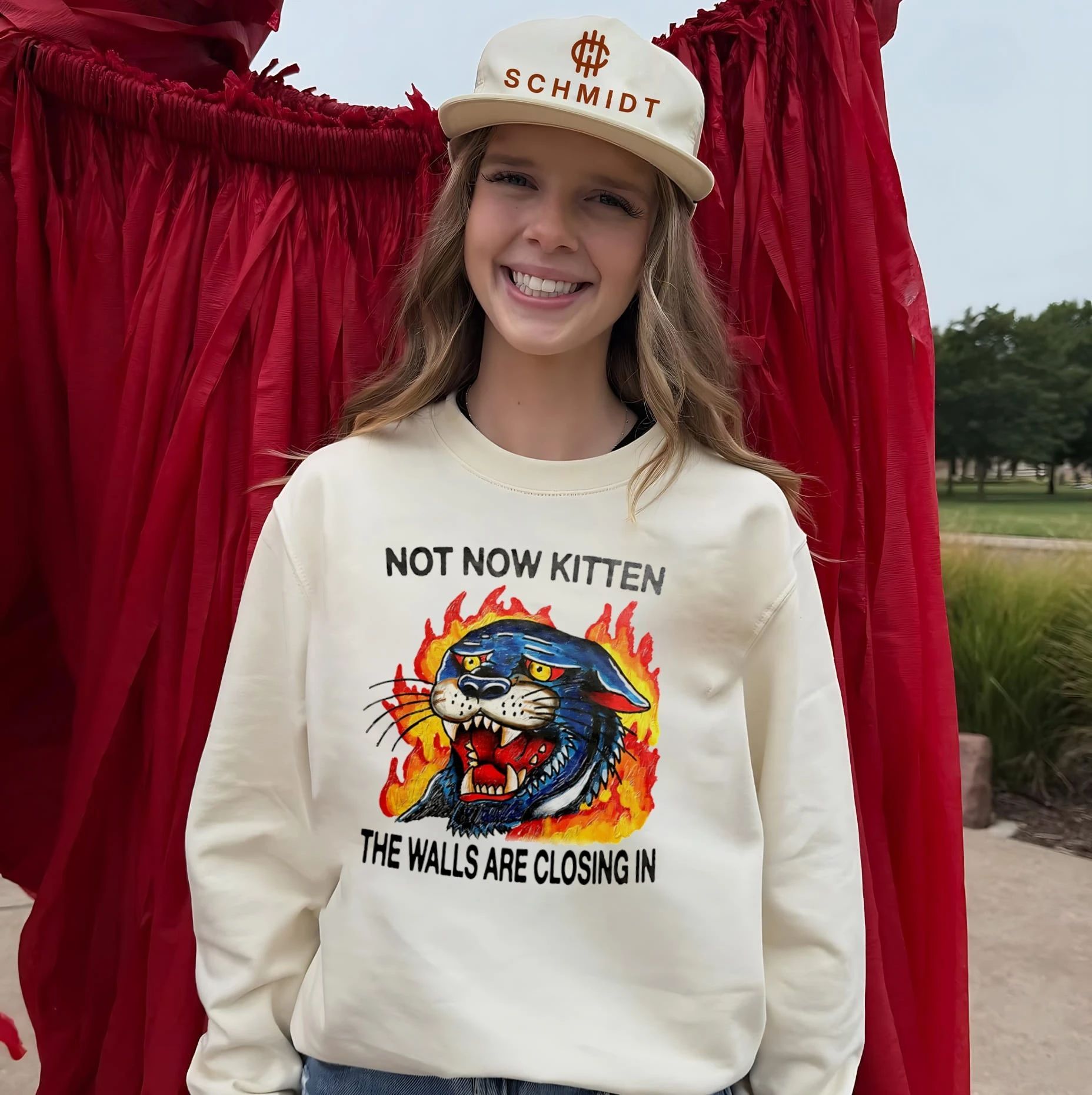 Not Now Kitten the Walls Are Closing In shirt