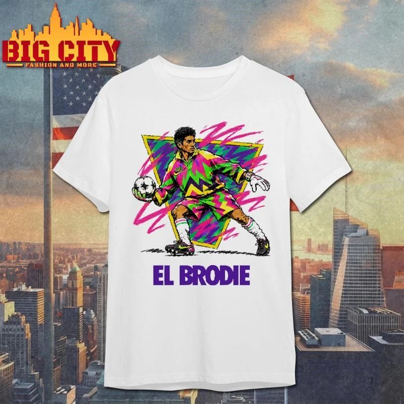 El Brodie Jorge Campos Graphic Goalkeeper Soccer Vintage T Shirt