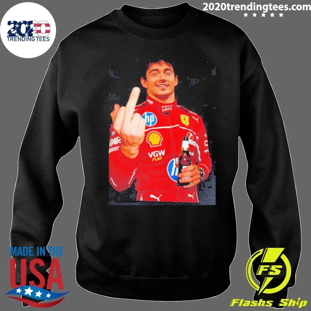 Charles Leclerc Formula 1 middle finger shirt