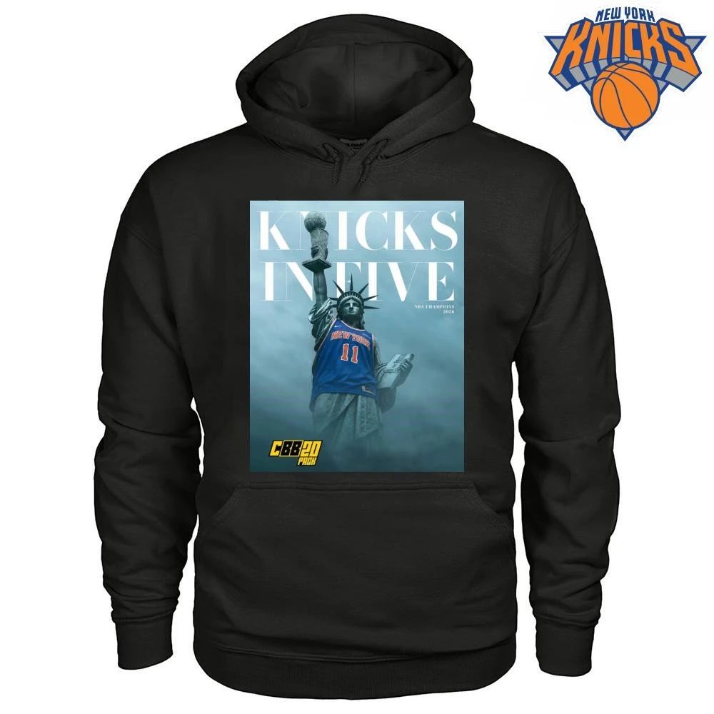 Statue of Liberty Knicks In Five 2026 NBA Champions Shirt