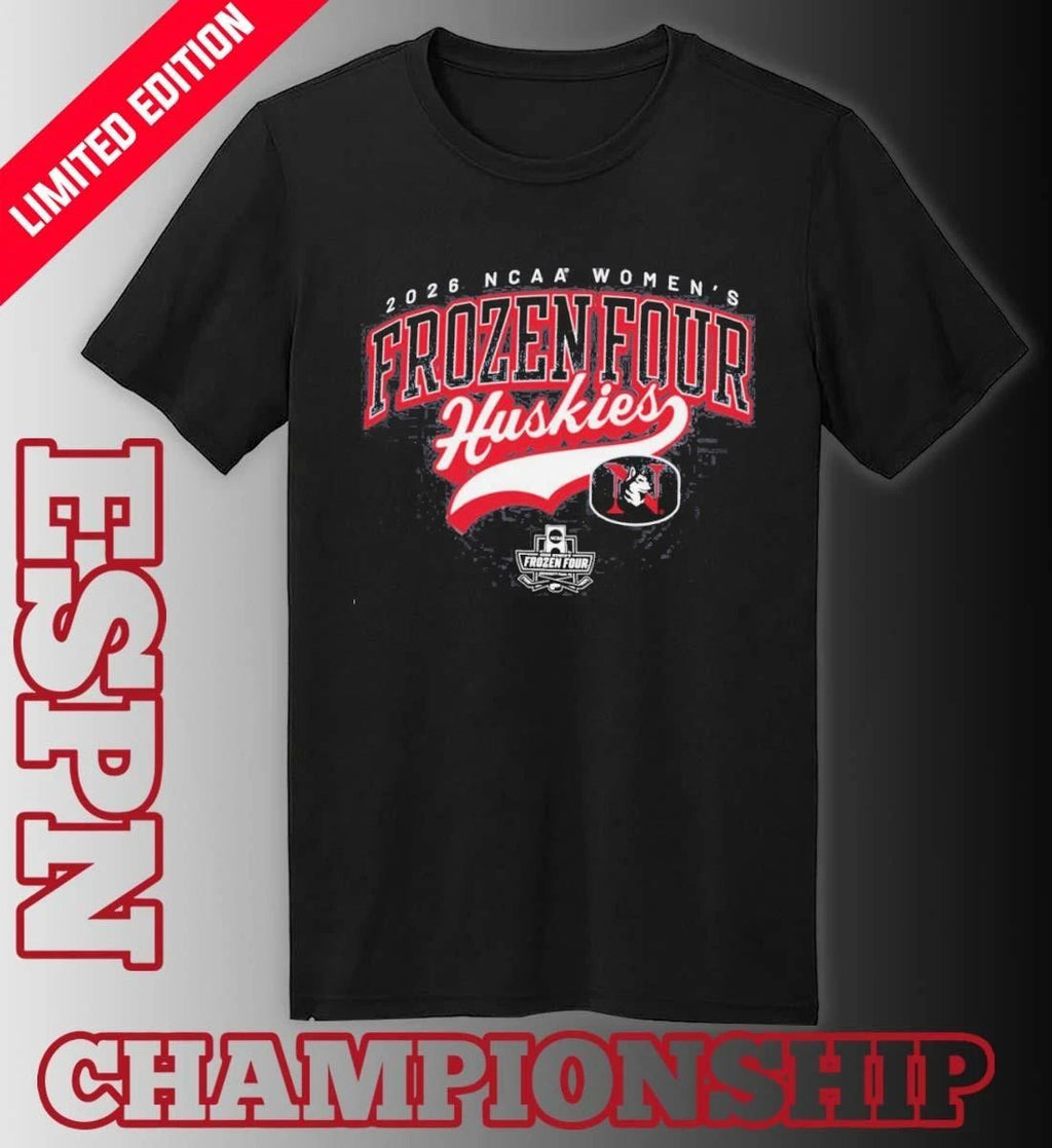 Northeastern Huskies 2026 NCAA Women’s Ice Hockey Frozen Four Shirt
