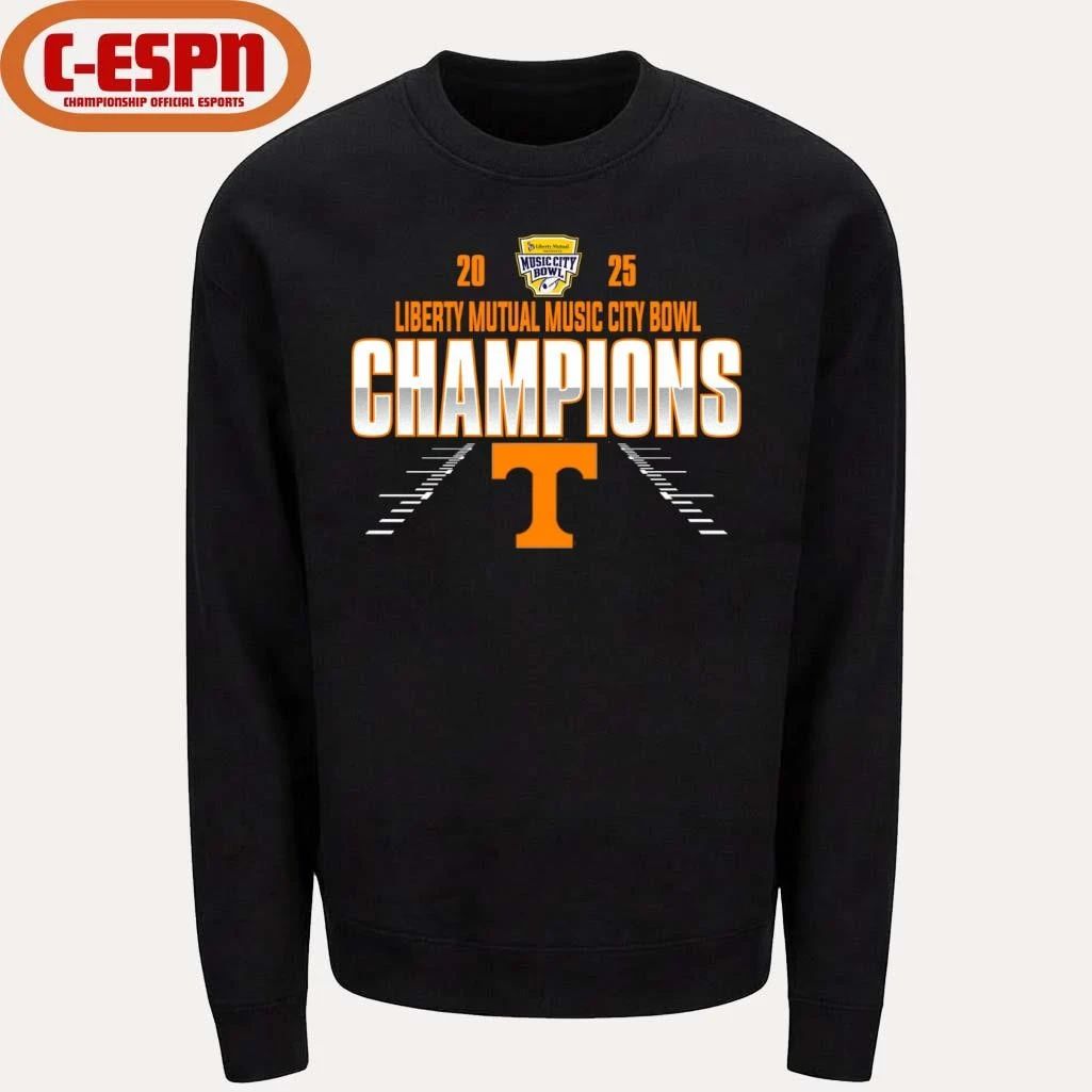 Tennessee Volunteers Liberty Mutual Music City Bowl Champions T-Shirt