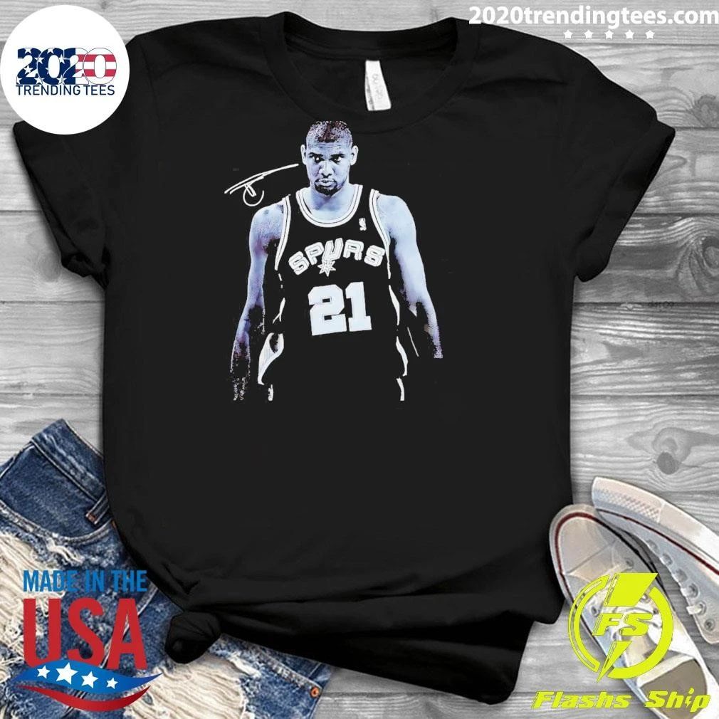 San Antonio Spurs Tim Duncan Ultimate Player Signature Shirt