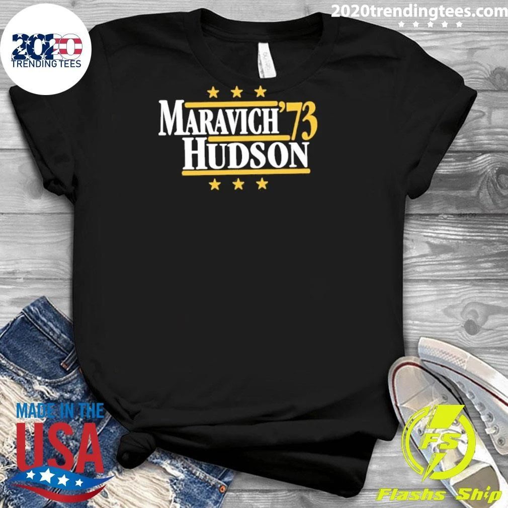 Maravich And Hudson ’73 Atlanta Hawks Basketball Shirt
