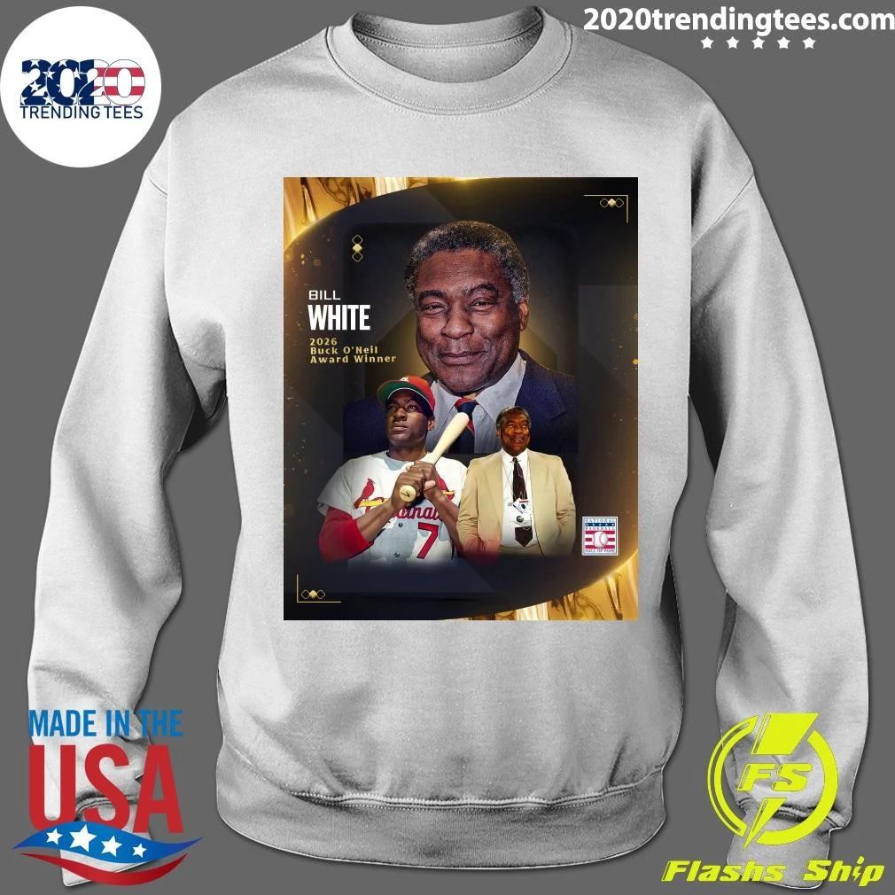 Congratulations to Bill White on being recognized with The Buck O’Neil Lifetime Achievement Award today in Cooperstown Shirt