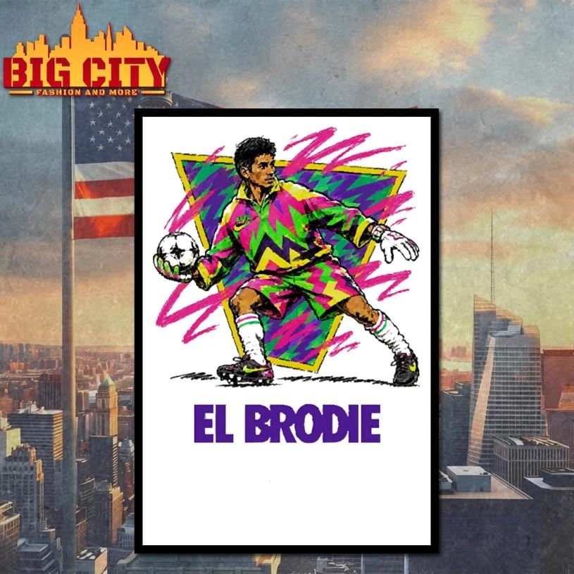 El Brodie Jorge Campos Graphic Goalkeeper Soccer Vintage T Shirt