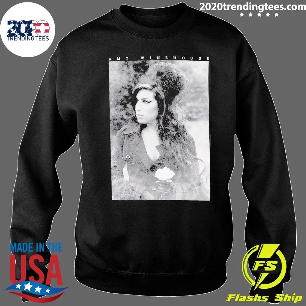 Amy Winehouse Flower Tee Shirt