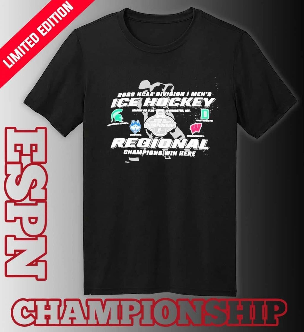 2026 NCAA DI Men’s Ice Hockey Regional Champions Win Here Worcester, MA, March 26 & 28 Shirt